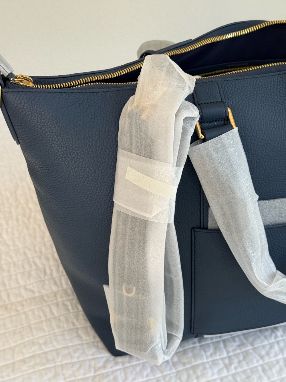 Maison de Sabre Large Leather Weekender Bag - Picture 5 of 9